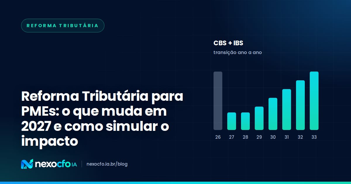 Capa do artigo sobre a Reforma Tributária para PMEs