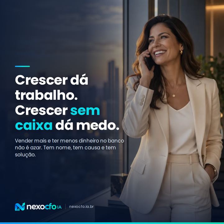 Crescer dá trabalho. Crescer sem caixa dá medo.